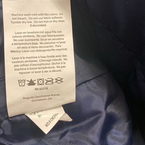 NWT Holloway Ladies Size Medium Repreve Eco Vest Navy Blue Quilted - Picture 8 of 10